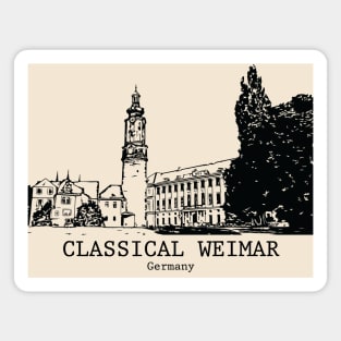 Classical Weimar - Germany Magnet
